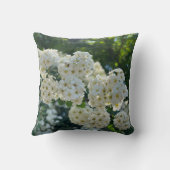 リトルホワイトフラワー装飾用クッション クッション (裏面)