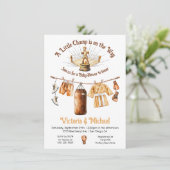 リトルボクシングシャンベビーシャワークロースレイン 招待状 (スタンド正面)