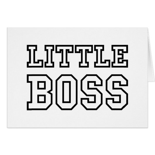 リトルボスカード (正面横)