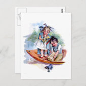 リトルボストンティーパーティー ポストカード (正面/裏面)