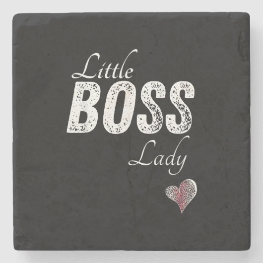 リトルボスレディベビー子供幼児ガールショート ストーンコースター (正面)