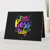 リトルボスレディー ガールズ キッズ 娘 赤ちゃん ミニボス カード (裏面)