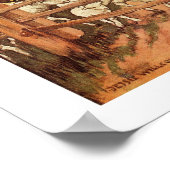 リトルボピープ子供部屋ライムプリント ポスター (角)