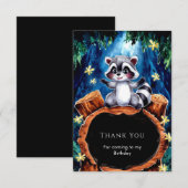 リトルボホラッコーンの誕生日 サンキューカード (正面/裏面)