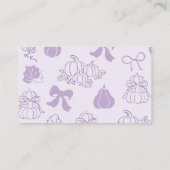 リトルボーお洒落ブブックベビーチケット エンクロージャーカード (裏面)