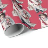 リトルボーイエンジェルクリスマスヴィンテージ ラッピングペーパー (ロールコーナー)