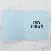 リトルボーイカウボーイバッカロ誕生日カード サンキューカード (内部)