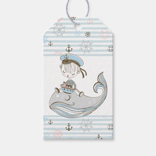 リトルボーイキャプテンギフトラベル ギフトタグ (正面)