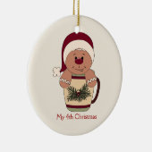 リトルボーイズギンガーブレッドオーナメント セラミックオーナメント (右)