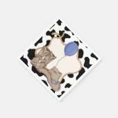 リトルボーイズ・ロデオをテーマにした誕生日パーティナプキンス スタンダードカクテルナプキン (角)