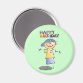 リトルボーイハッピーバースデー マグネット (正面/裏面)