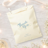 リトルボーイブルーベビーシャワー、カスタムパーティーバッグ フェイバーバッグ (クリップ留めされた状態)