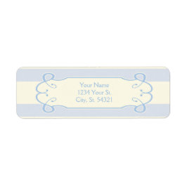 リトルボーイブルーベビーシャワー、住所 シール