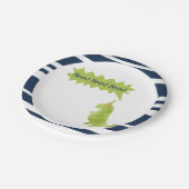 リトルボーイ恐竜グリーンディノテーマ装飾P ペーパープレート (アングル)