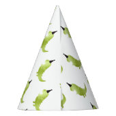 リトルボーイ恐竜テーマディノグリーンアンドブラックハット パーティーハット (裏面)