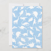 リトルボーイ恐竜バースデーパーティ招待状 招待状 (裏面)