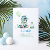 リトルボーイ恐竜バースデーパーティ招待状 招待状