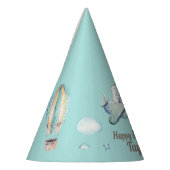 リトルボーイ航空テーマハッピーバースデー名 パーティーハット (左)