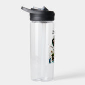 リトルボーイ魚釣り漫画パーソナライズされた ウォーターボトル (右面)