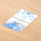 リトルボーイ アクリル招待状 (レイダウン)