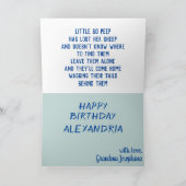 リトルボーピープニューおもしろいキッズファブアメージング カード (内部)