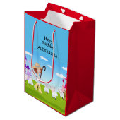 リトルボーピープニューおもしろいキッズファブアメージング ミディアムペーパーバッグ (正面アングル)