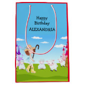 リトルボーピープニューおもしろいキッズファブアメージング ミディアムペーパーバッグ (正面)