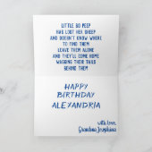 リトルボーピープニューアメージングおもしろいキッズファブ カード (内部)