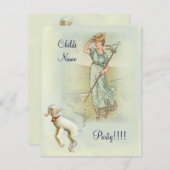 リトルボーピープ 招待状 (正面/裏面)