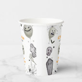 リトルボーモダン幽霊ボーイベビーシャワー 紙コップ (右)