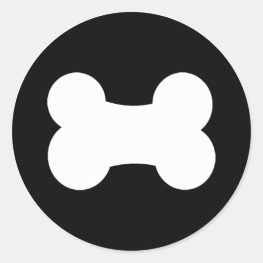 リトルボーンブラック1.5インチ ラウンドシール (正面)