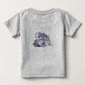 リトルポッサムベビー服 ベビーTシャツ (裏面)