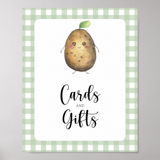 リトルポテト – カードとギフト赤ちゃんシャワー ポスター (正面)