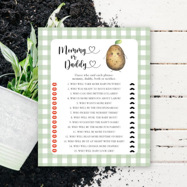 リトルポテト – ママまたはパパの赤ちゃんシャワーゲーム (クリエイターアップロード済み)