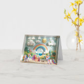 リトルポニーとユニコーン カード (黄色い花)