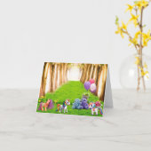 リトルポニーとユニコーン カード (黄色い花)