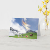 リトルポニーとユニコーン カード (黄色い花)