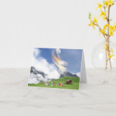 リトルポニーとユニコーン カード (黄色い花)