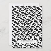 リトルポニー女性のカーボーイ誕生パーティー招待 招待状 (裏面)