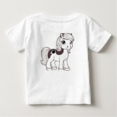 リトルポニー ベビーTシャツ (裏面)