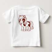 リトルポニー ベビーTシャツ (裏面)