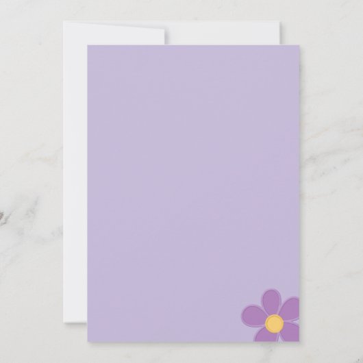 リトルポニー 招待状 (裏面)