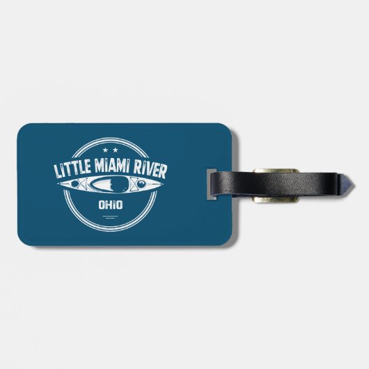 リトルマイアミリバーオハイオカヤック ラゲッジタグ (裏面横)