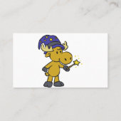 リトルマウスのウィザードの実行魔法 |戻る色の選択 名刺 (裏面)