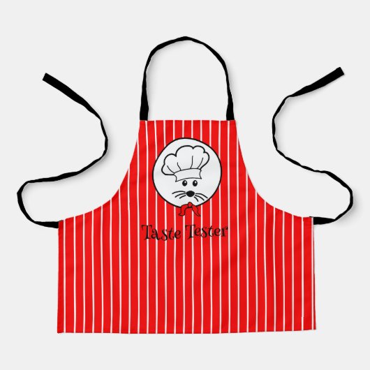 リトルマウスマスターの味テスターキッズエプロン エプロン (正面)