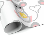 リトルマウス ラッピングペーパー (ロールコーナー)