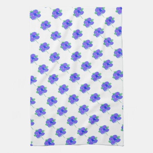 リトルマウヴ キッチンタオル (縦)