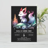 リトルマジカルウルフ誕生日 招待状 (スタンド正面)