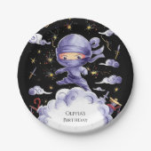 リトルマジカル忍者誕生日 ペーパープレート (正面)