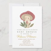 リトルマッシュルームベビーシャワー招待状 招待状 (正面)